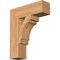 Ekena Millwork Merced Block Smooth Bracket, Western Red Cedar, 5 1/2"W x 20"D x 24"H BKT06X20X24MRC05SWR - alternate 1